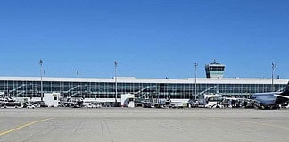 Munich Airport with many aircraft
