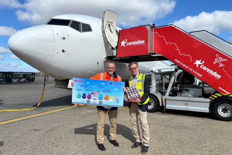 Stationierung eines zweiten Corendon-Flugzeugs am Airport Nürnberg - Dr. Michael Hupe und Christian Hein
