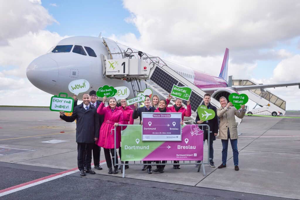 Flights from Dortmund Airport to Wrocław and Târgu Mureș