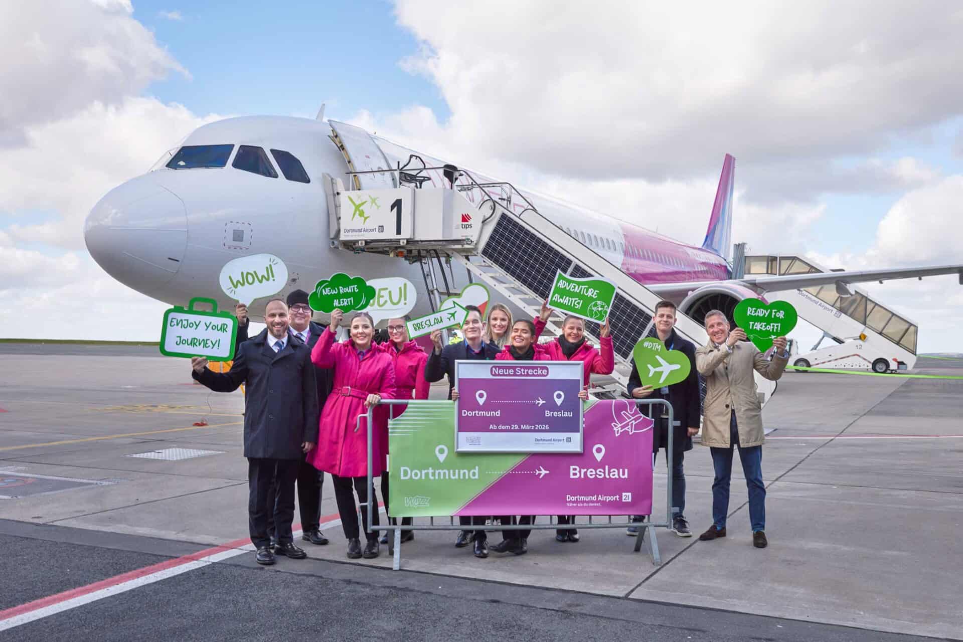 Dortmund Airport (DTM) - Erstflug nach Breslau