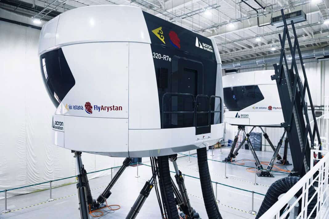 Air Astana Flugsimulator
