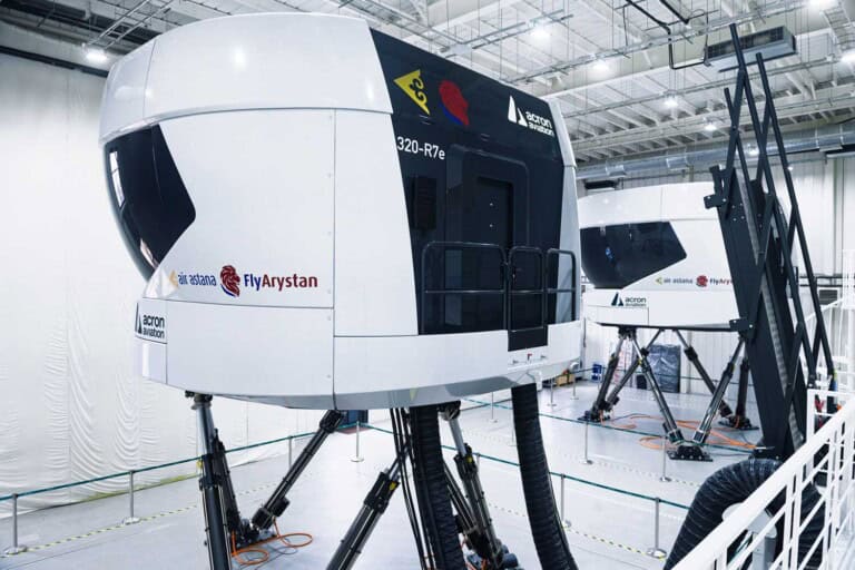 Air Astana Flugsimulator