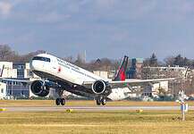 Air Canada Airbus A321XLR beim Start in Hamburg