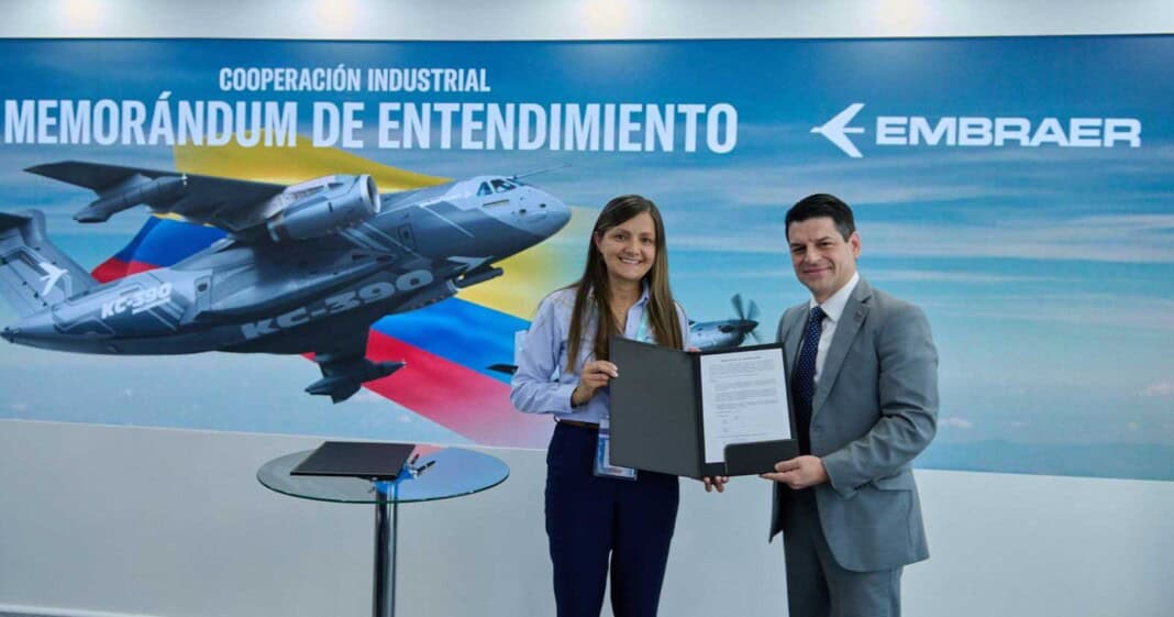 Embraer und CIAC unterzeichnen eine Absichtserklärung zur Nutzung der kolumbianischen Luft- und Raumfahrtindustrie