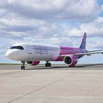 Wizz Air am Dortmund Airport Flugvorfeld