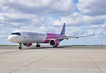 Wizz Air am Dortmund Airport Flugvorfeld
