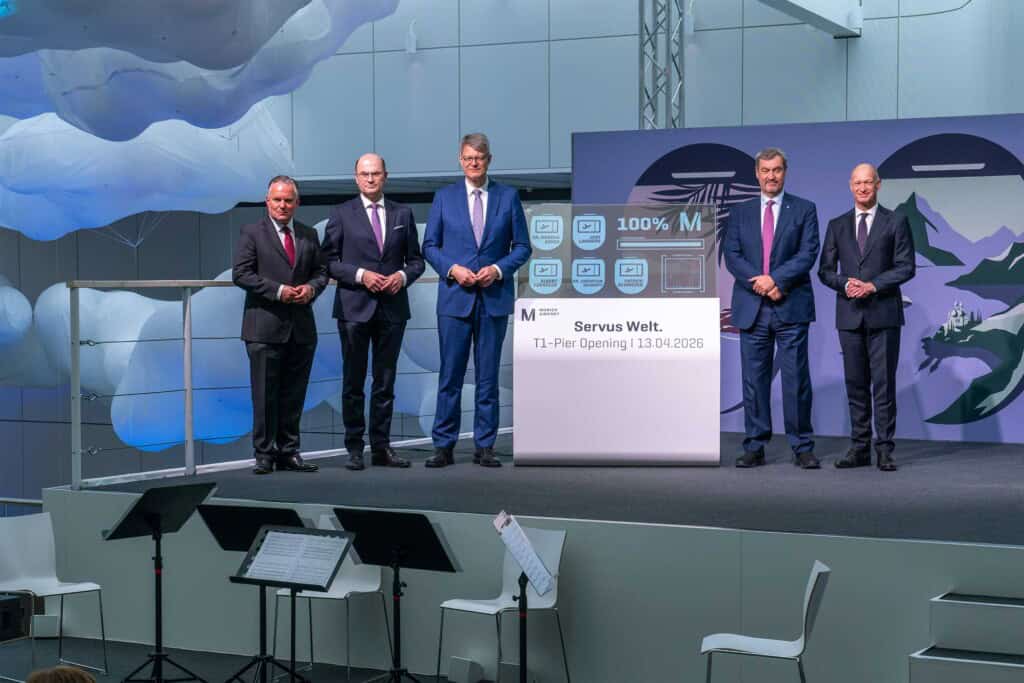 Terminal 1-Pier Opening am Flughafen München