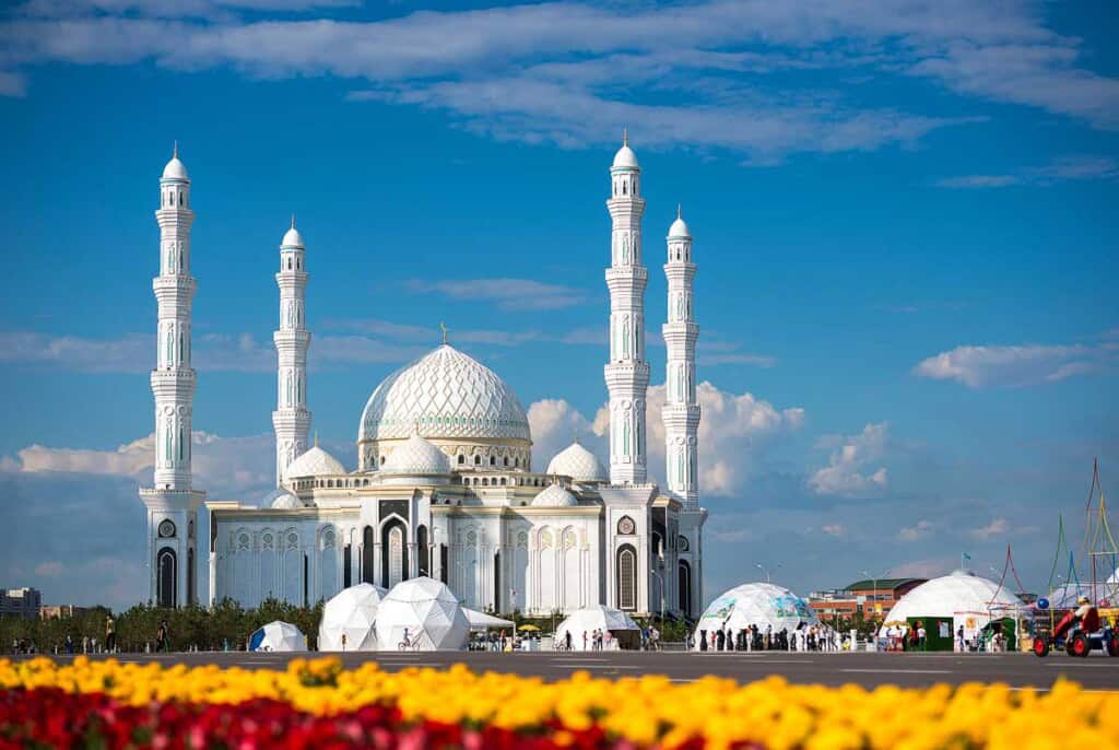 Hazrat Sultan Moschee in Astana