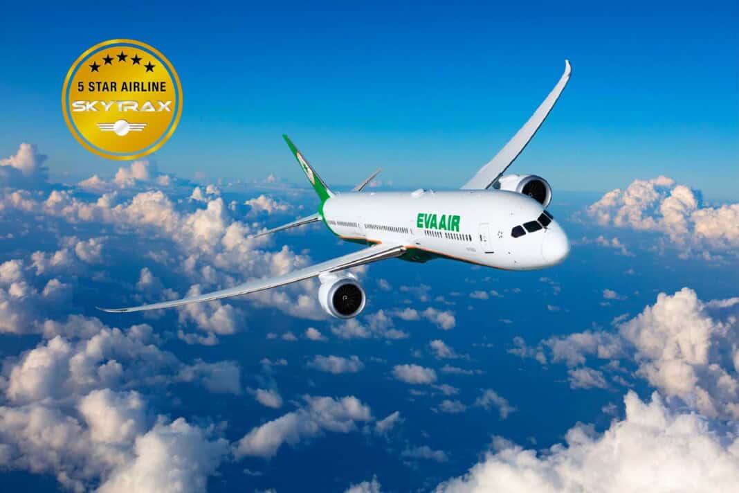 EVA AIR mit fünf Sternen von SKYTRAX ausgezeichnet