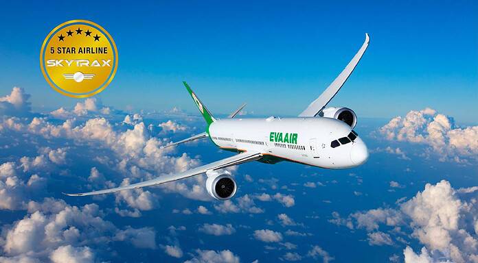 EVA AIR Awarded Five Stars by SKYTRAX