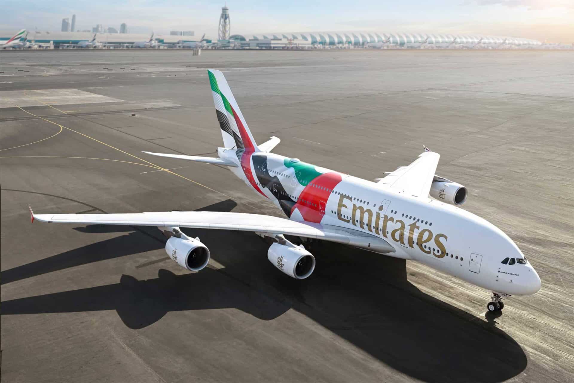 Emirates Unveils New A380 Livery Featuring the Flag of the United Arab Emirates