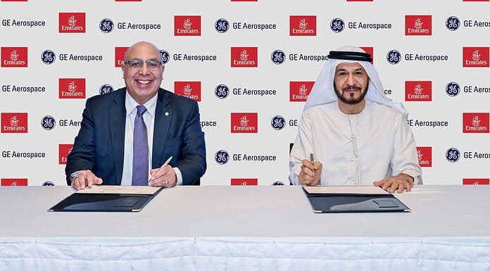 Emirates signs an agreement with GE Aerospace.