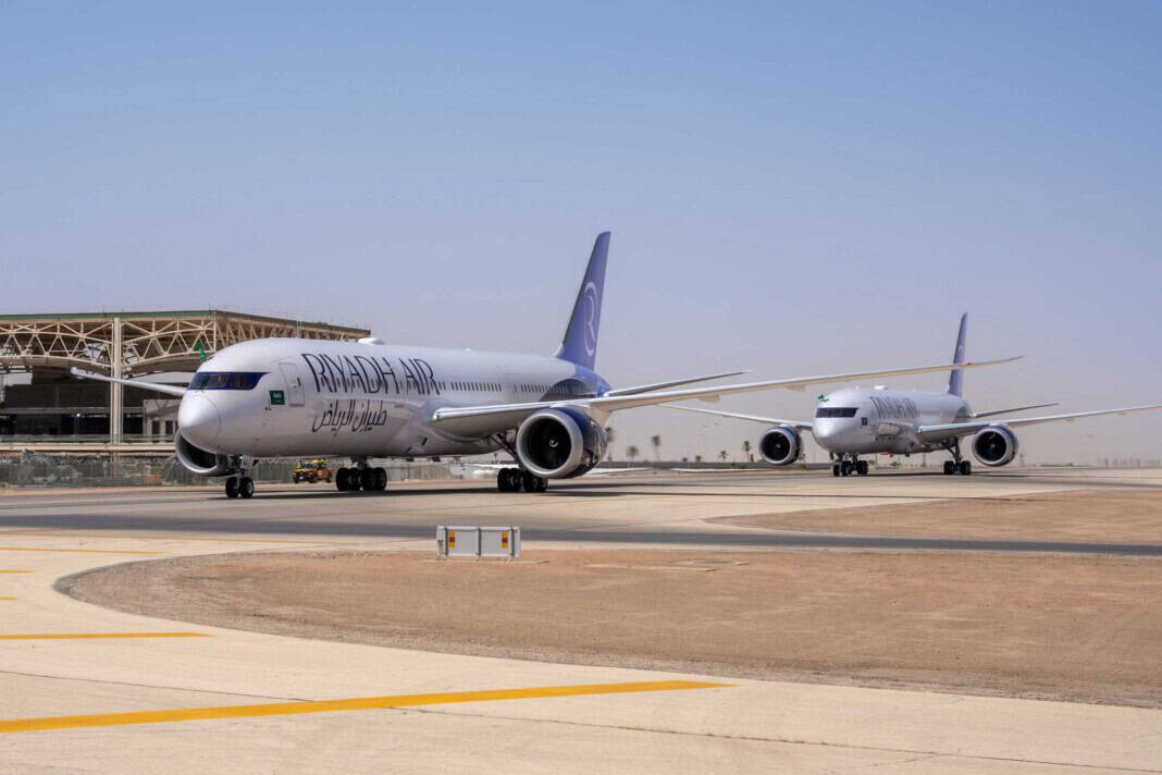 Riyadh Air Boeing 787 Dreamliner in Riad