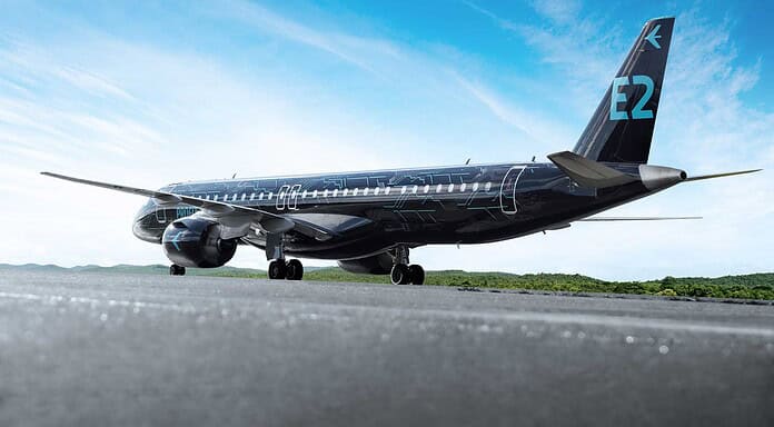 Zukunft globaler Luftfahrttrends: Jets unter 150 Sitzen Embraer E195-E2 Tech Eagle
