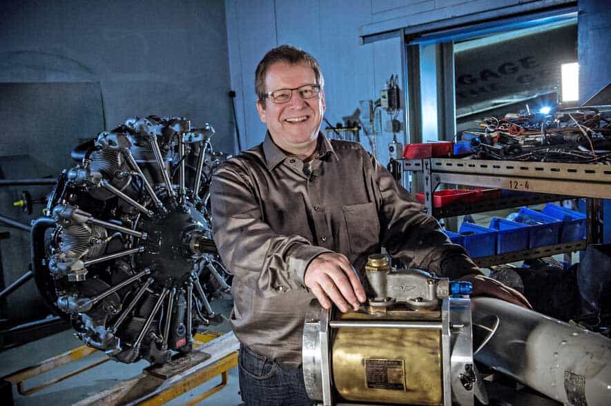 Bernd Huckenbeck, Vorsitzender des Vereins Junkers Luftverkehr (VJL).