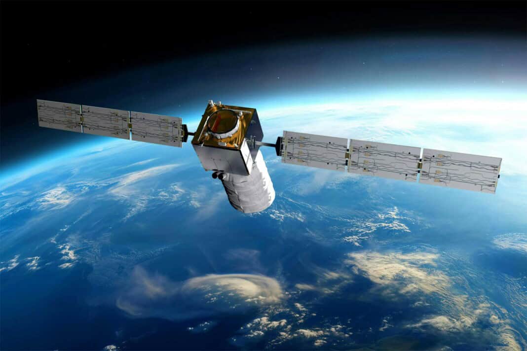 Aeolus-2 Satellit - Künstliche Darstellung
