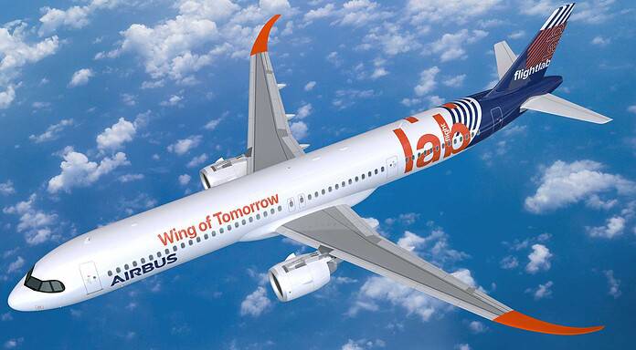 Airbus launches flight test program for high-aspect-ratio wings. Airbus will design, build, and flight-test full-scale wing extensions for next-generation narrow-body aircraft.