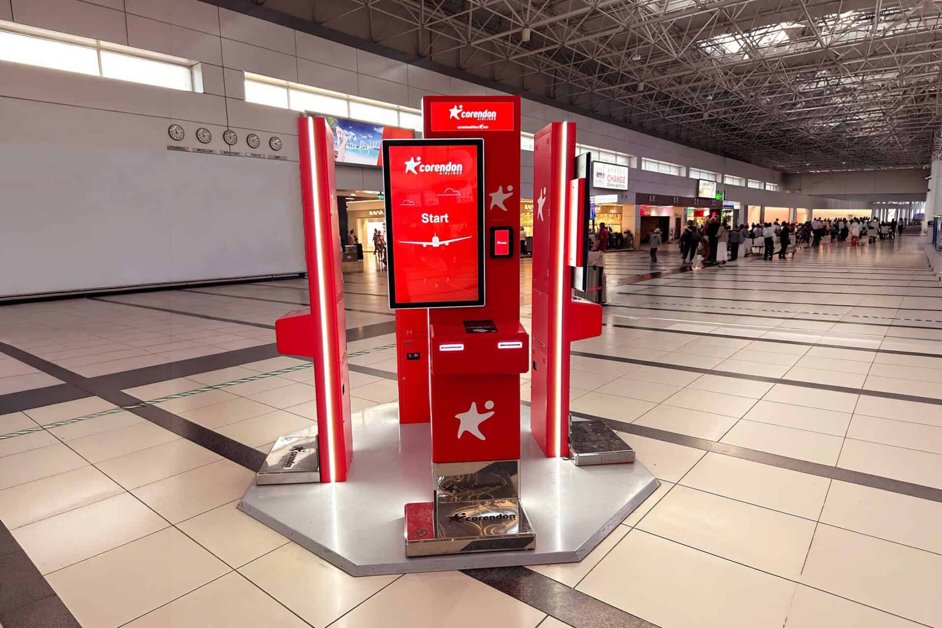 Corendon Airlines introduces self-check-in kiosks at airports.