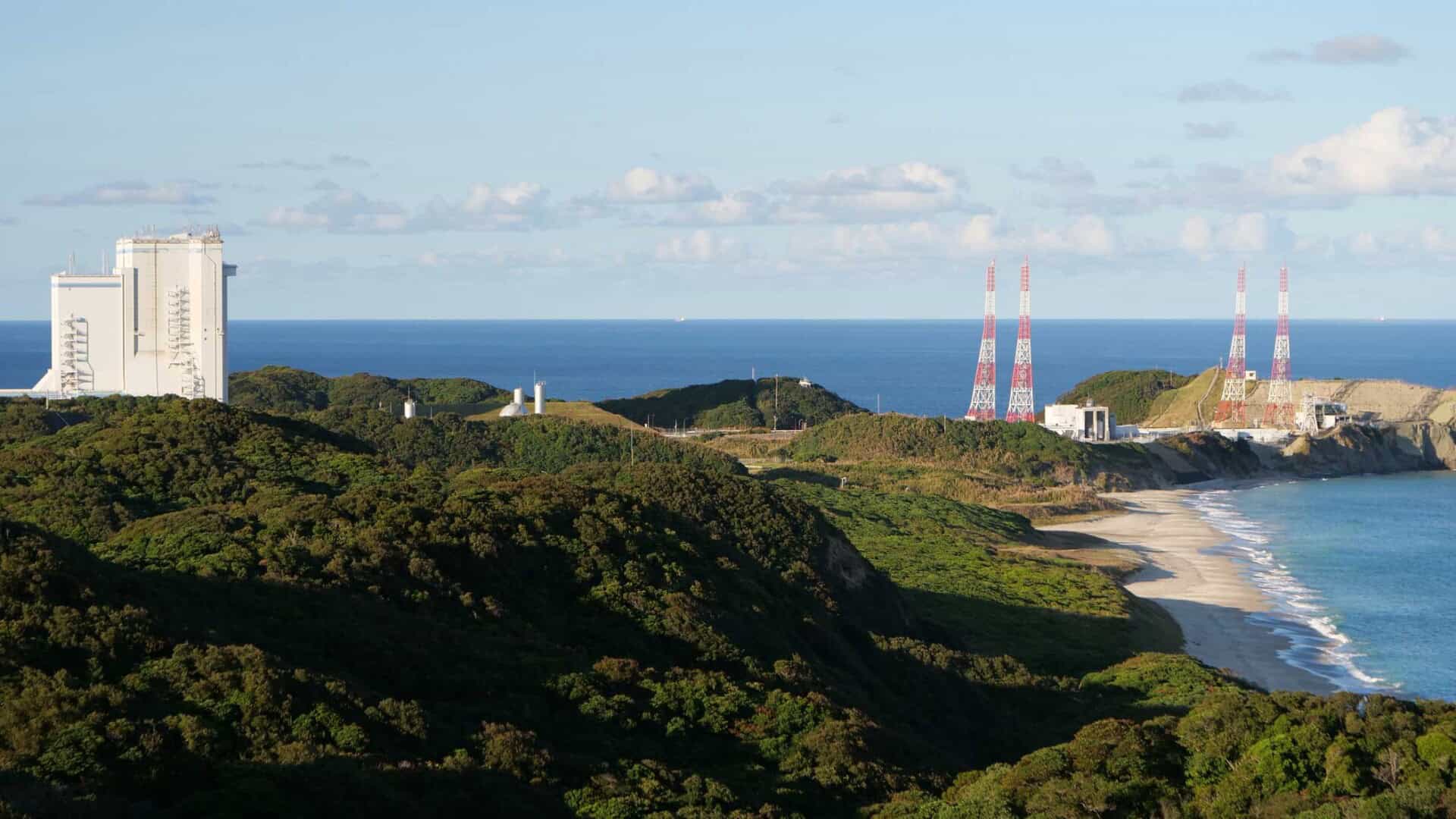 Spaceport on the island of Tanegashima in Japan