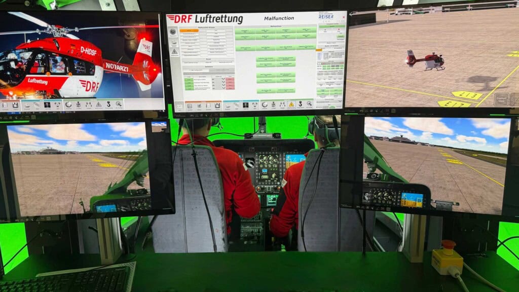 Mit der Inbetriebnahme eines neuen Airbus H145 D3 Flight Training Device (FTD) Level 3 erweitert die DRF Akademie ihre Ausbildungskapazitäten.
