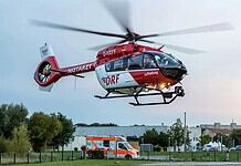Finanzierung im Rettungsdienst: Perspektiven der Notfallversorgung Notfallversorgung: DRF Luftrettung H145 mit Fünfblattrotor