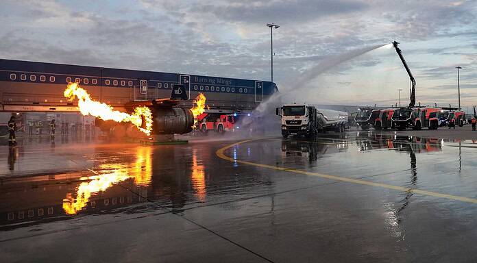 Aircraft accident exercise at Hannover Airport (HAJ)