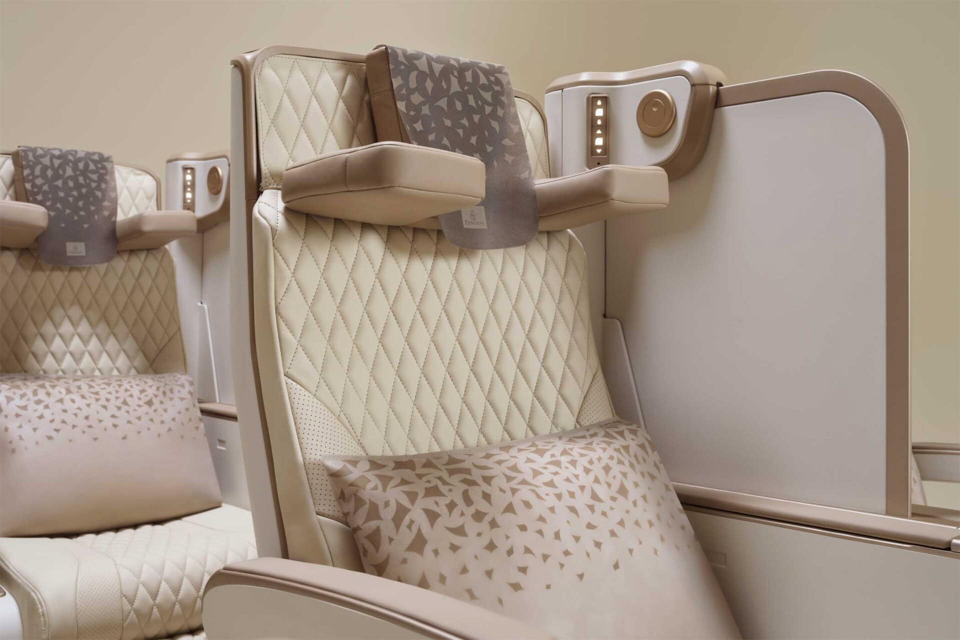 Emirates offers privacy in Premium Economy Class.