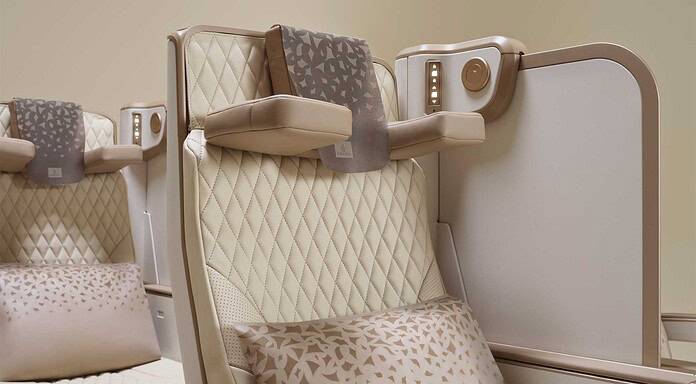 Emirates offers privacy in Premium Economy Class.
