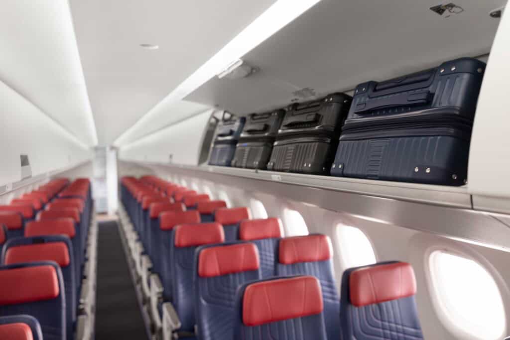 Embraer E195-E2 Interieur der Fluggesellschaft LATAM Airlines Brazil