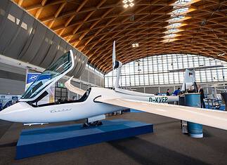 Glider at AERO 2025