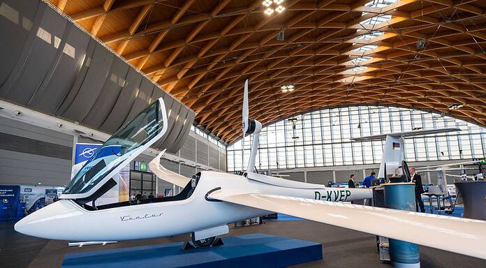 Glider at AERO 2025